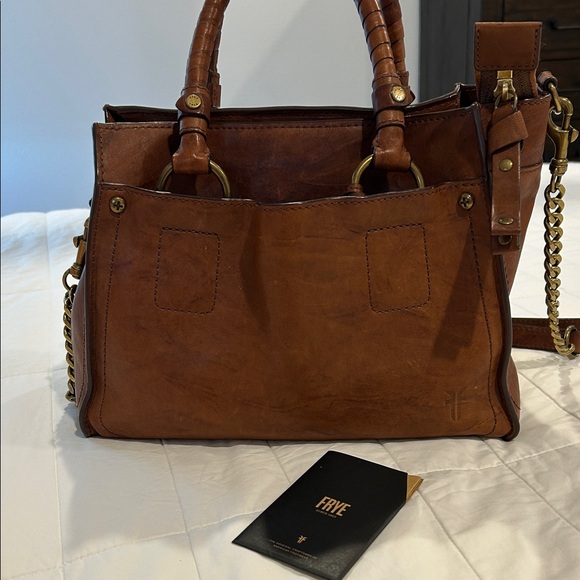 Frye Demi Large Leather Satchel - Picture 1 of 5